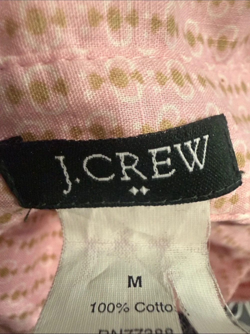J.Crew Pink Micro Stripe Cotton Button Down Perfect Shirt M